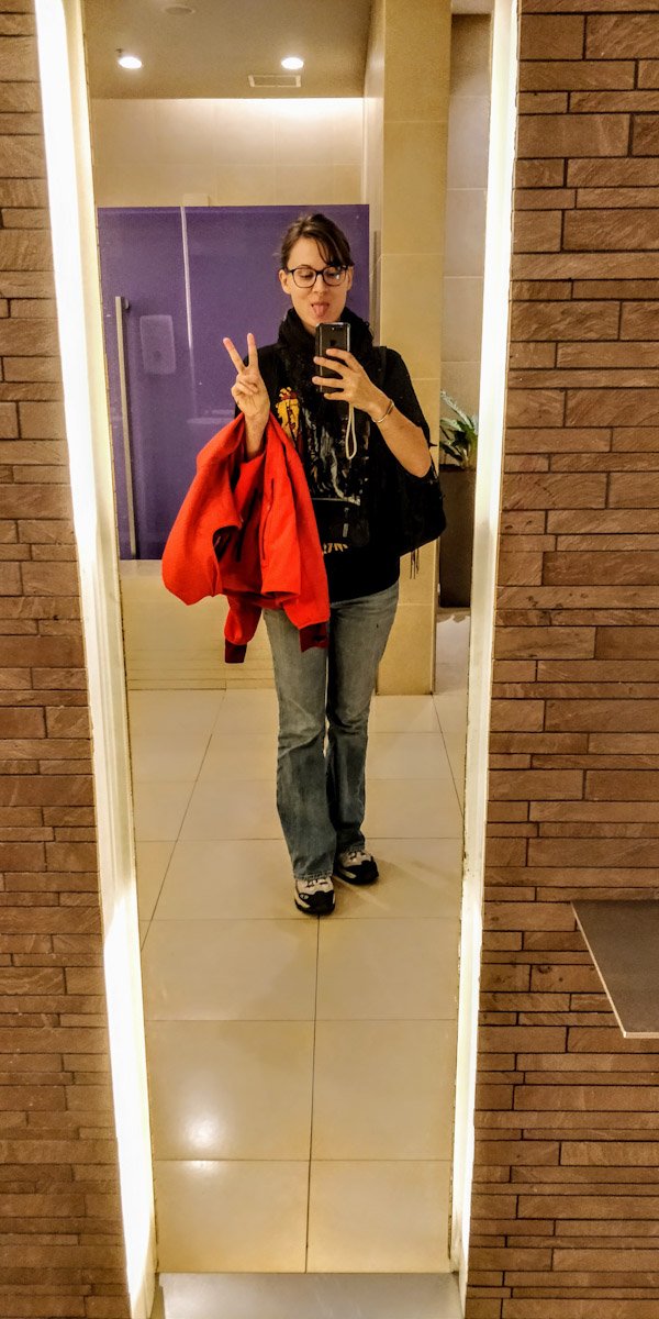 Photo miroir plain pied