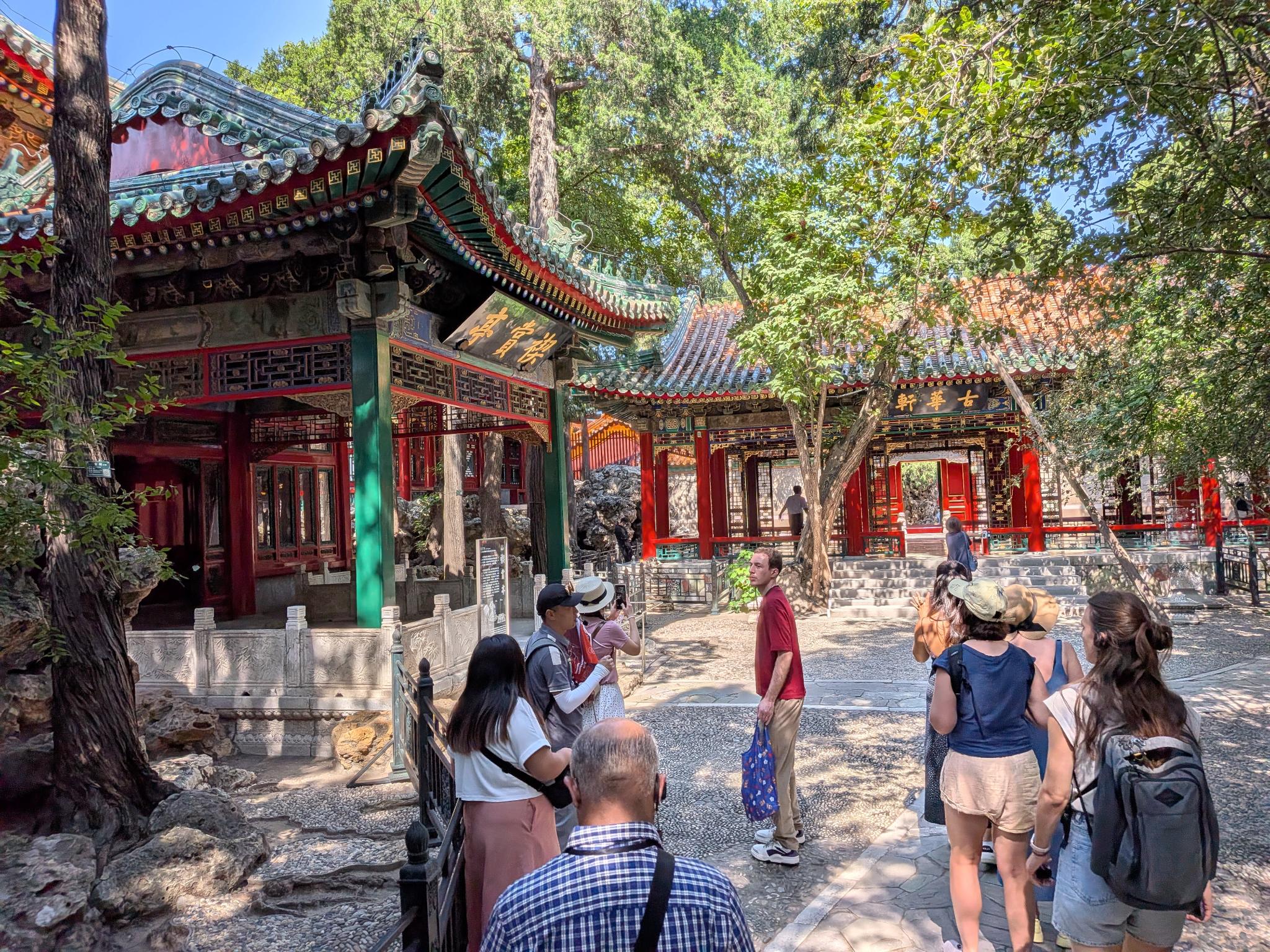 Les pavillons du jardin impérial